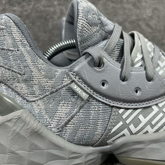 Adidas Harden Vol 4 EH2412 Mens Size 11.5 Gray White Basketball Shoes Used main image 5